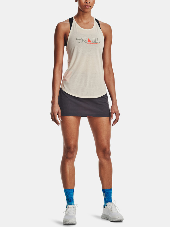 Under Armour UA SpeedPocket Trail Skirt Sukně Šedá