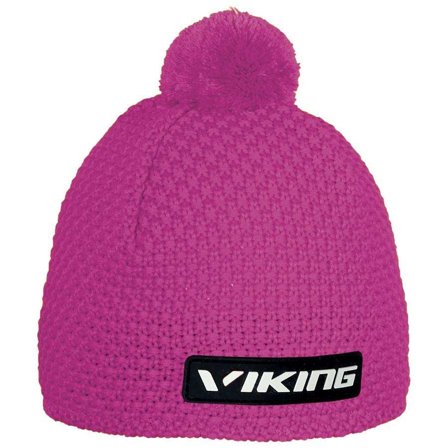 Unisex merino zimní čepice viking berg růžová uni