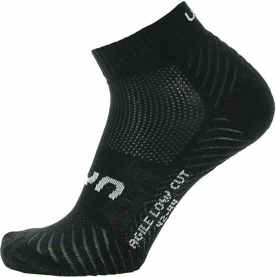 UYN Unisex Agile Sneaker Socks 2 Pairs Black 35-38