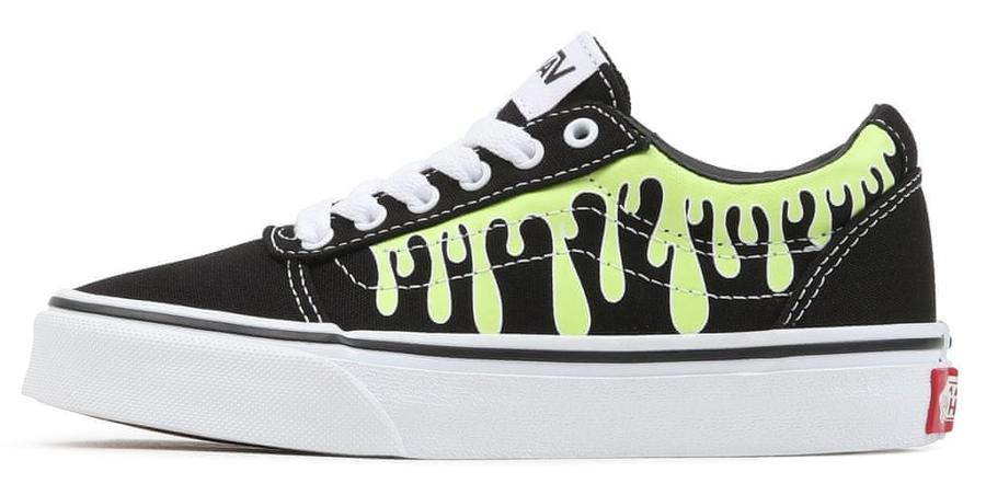 Vans dětské tenisky YT Ward Paint Drip Glow Black VN0A38J9BLA1 černá 31