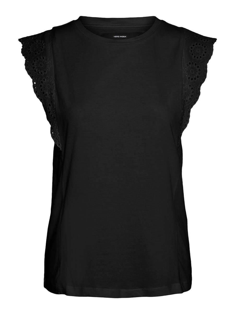 Vero Moda Dámská halenka VMHOLLYN Regular Fit 10259908 Black XXL