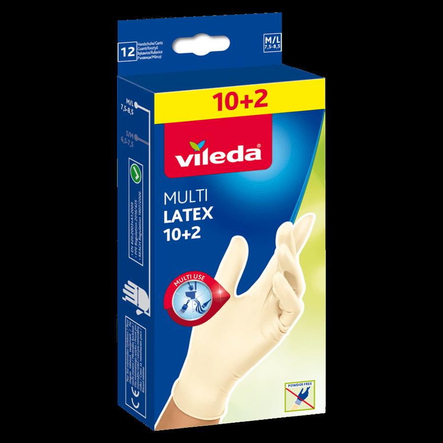 Vileda MultiLatex rukavice M/L 12 ks