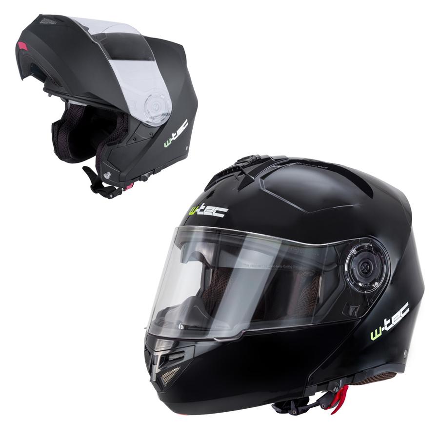 Výklopná moto helma W-TEC Vexamo  černá  L