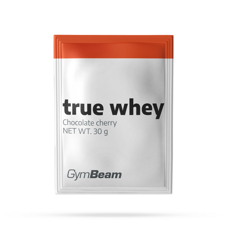 Vzorek True Whey 30 g vanilka stévie - GymBeam