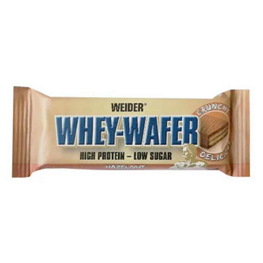 Wafer Whey, proteinová tyčinka, 35 g, Weider - Ořech