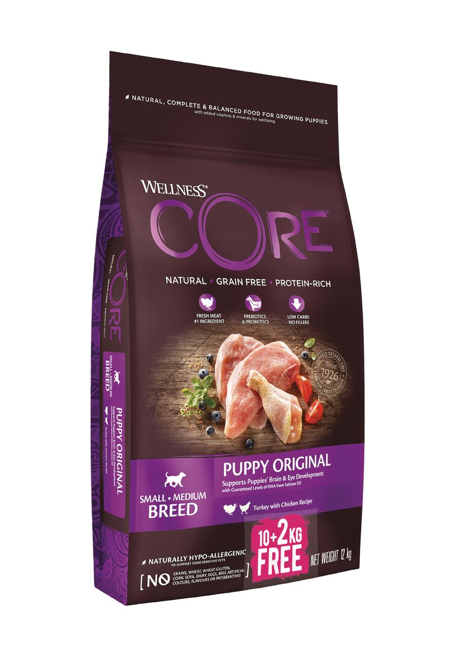 Wellness Core Dog Puppy krůta a kuře 10+2kg