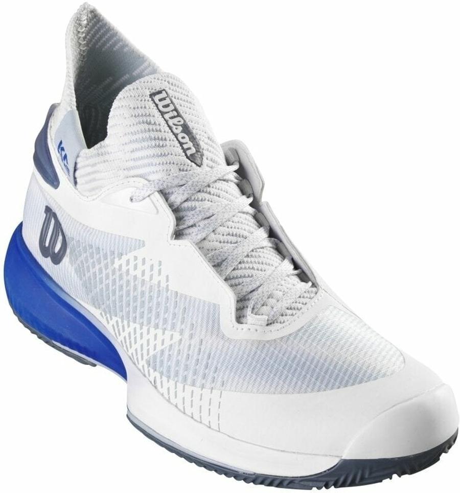 Wilson Kaos Rapide Sft Clay Mens Tennis Shoe White/Sterling Blue/China Blue 44 Pánské tenisové boty