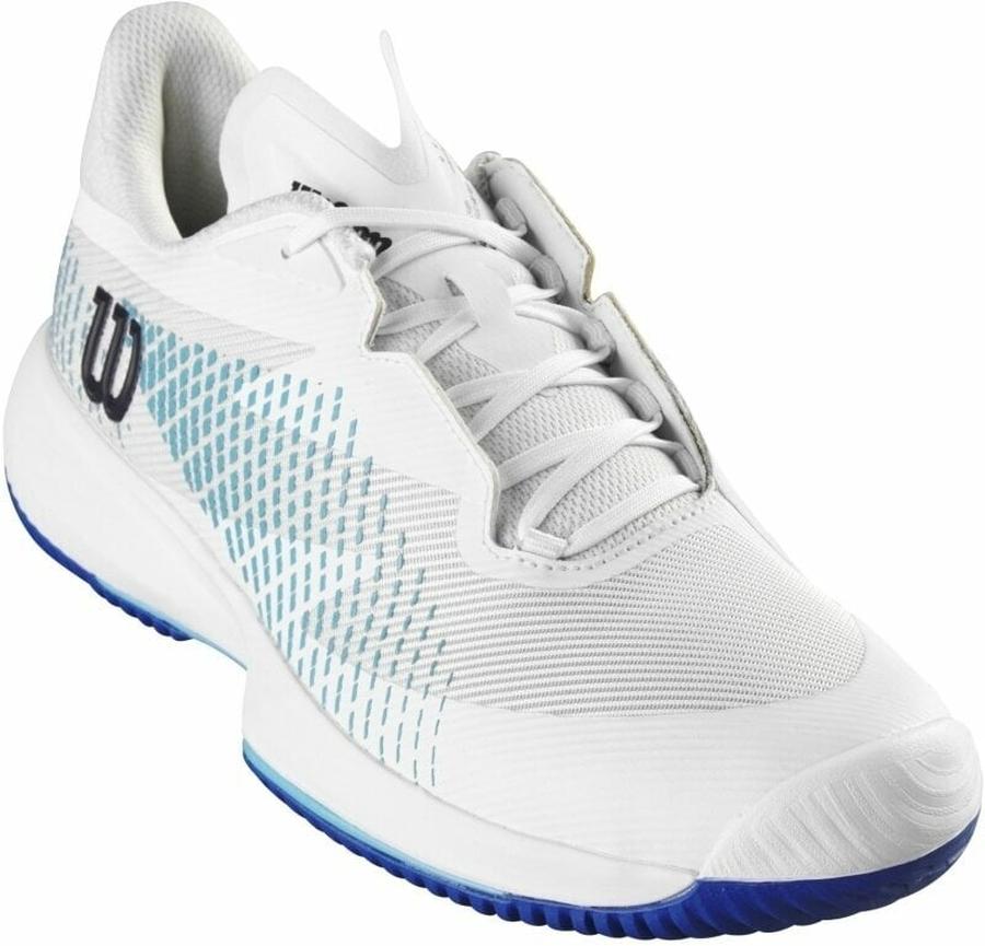 Wilson Kaos Swift 1.5 Mens Tennis Shoe White/Blue Atoll/Lapis Blue 42 Pánské tenisové boty