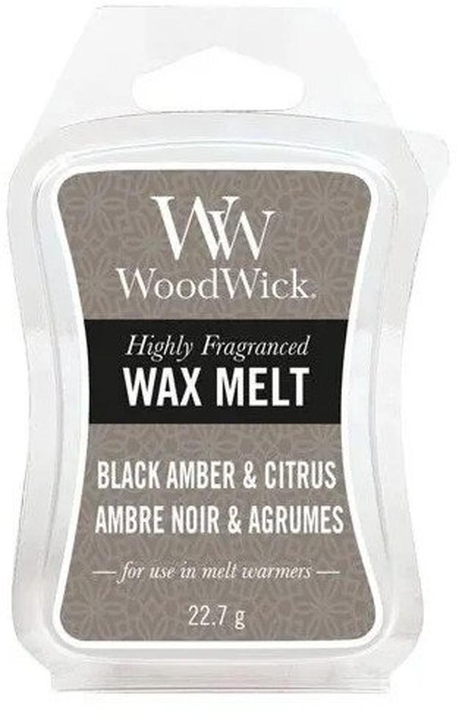 WoodWick vonný vosk Black Amber 22.7 g