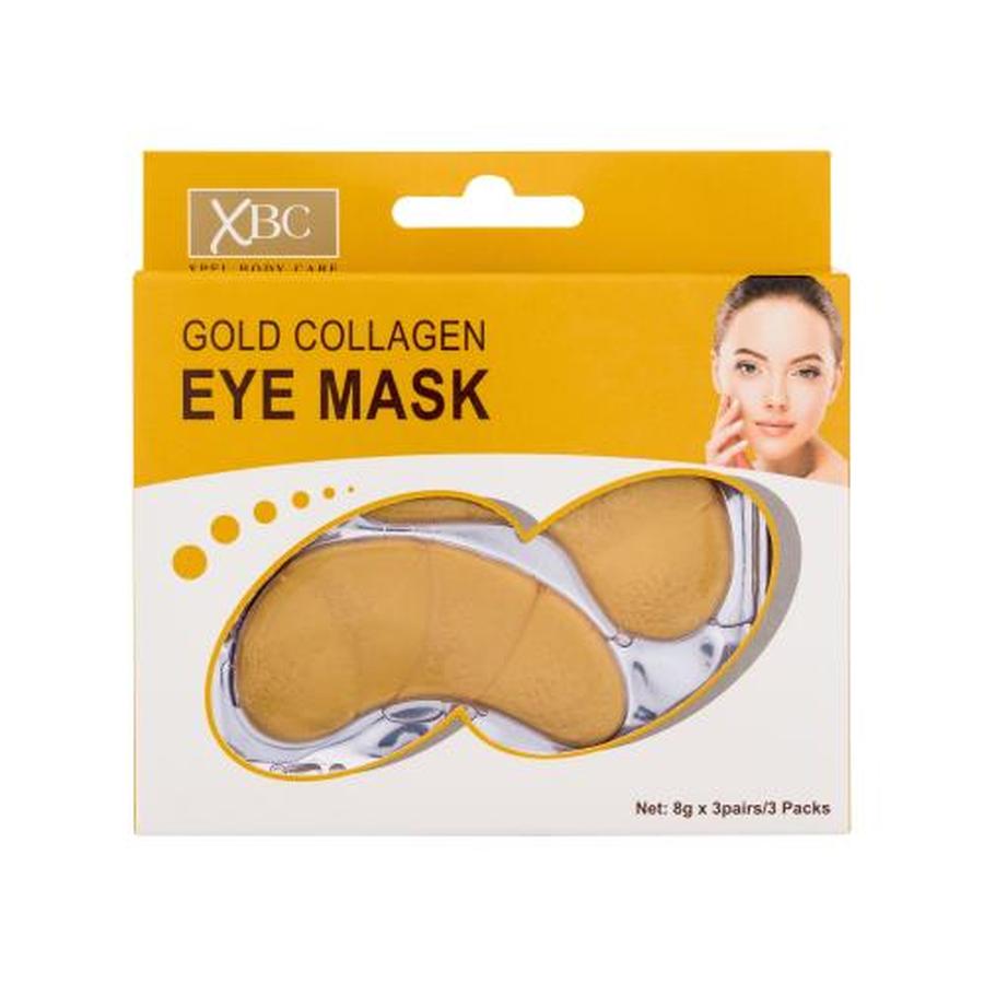 Xpel Gold Collagen Eye Mask 3 ks maska na oči pro ženy proti vráskám; na otoky a kruhy pod očima; na dehydratovanou pleť