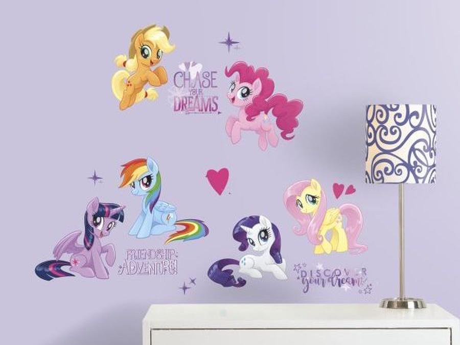 York Wallcoverings Samolepky na zeď s pohádkovým motivem MY LITTLE PONY s nápisy