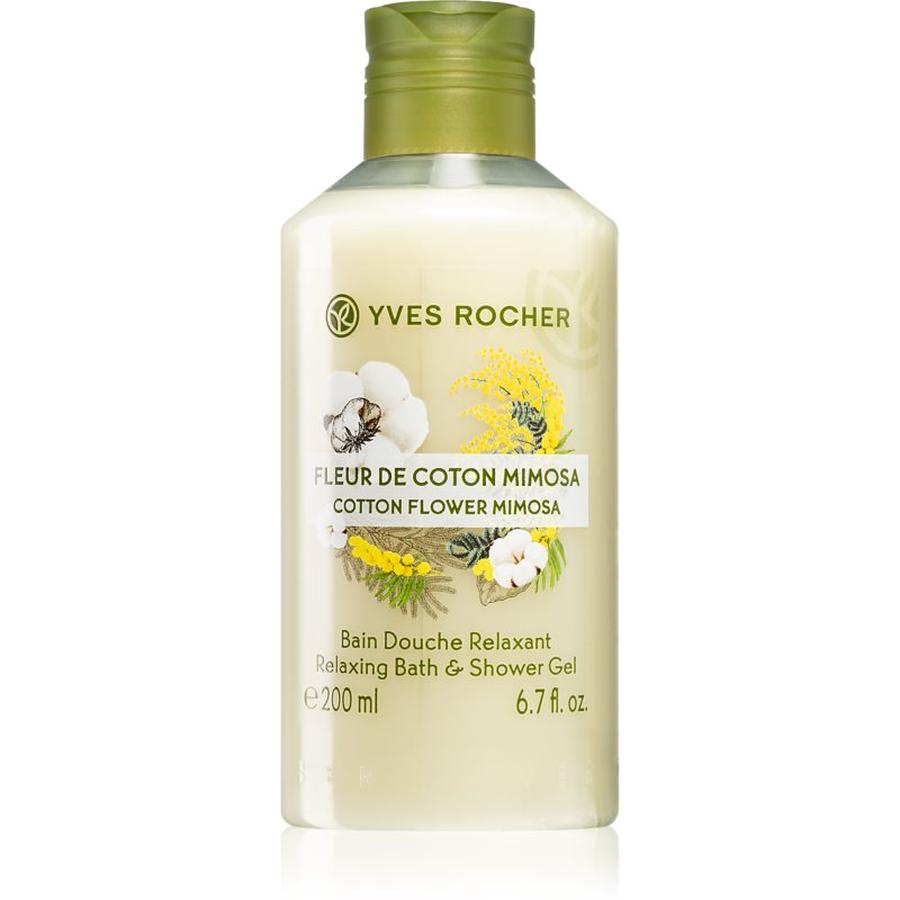 Yves Rocher Cotton Flower Mimosa sprchový gel 200 ml