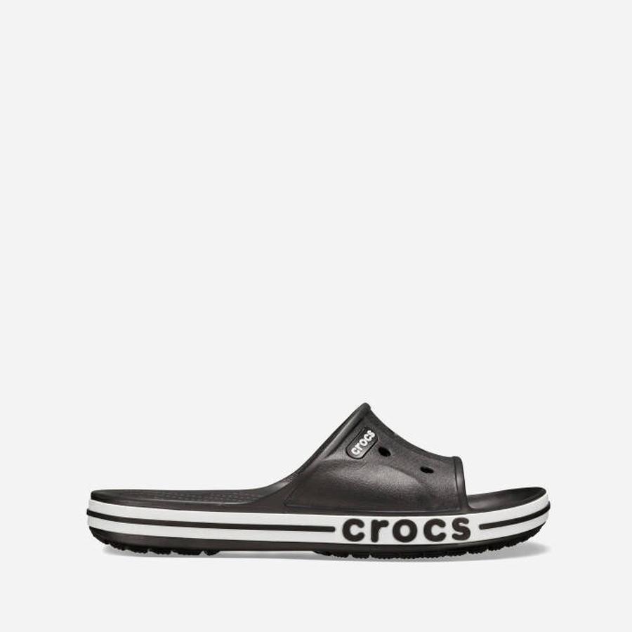 Žabky Crocs Bayaband Slide 205392 BLACK / WHITE