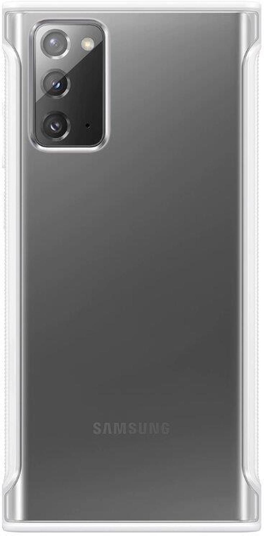 Zadní ekologický kryt Clear Protective Cover pro Samsung Galaxy Note20, bílá