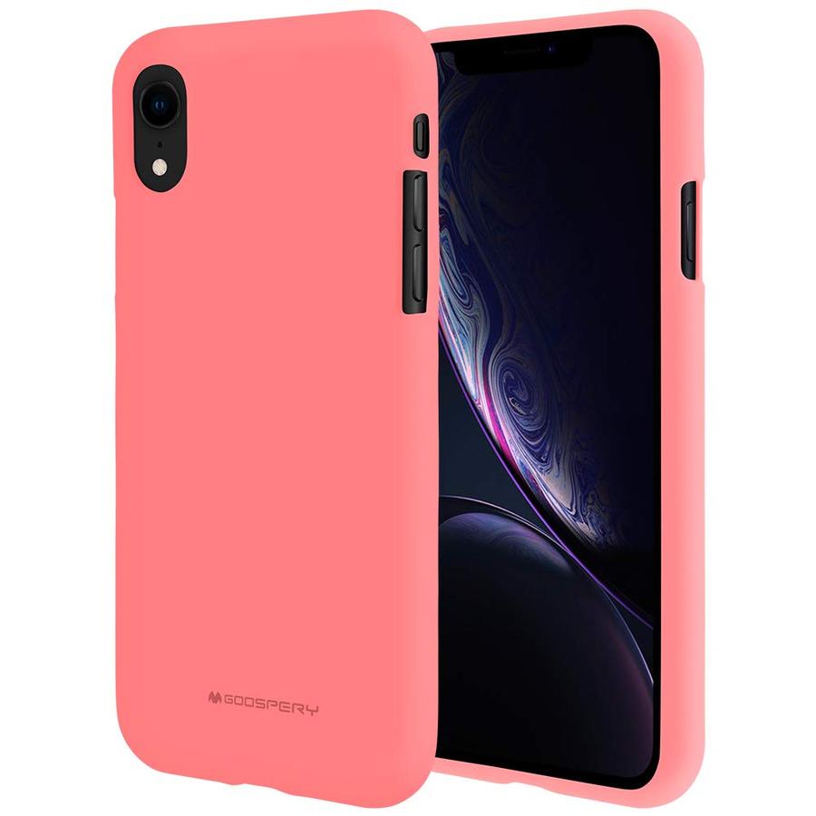 Zadní pouzdro Mercury Soft Feeling pro Apple iPhone 12 Pro Max, pískově růžová