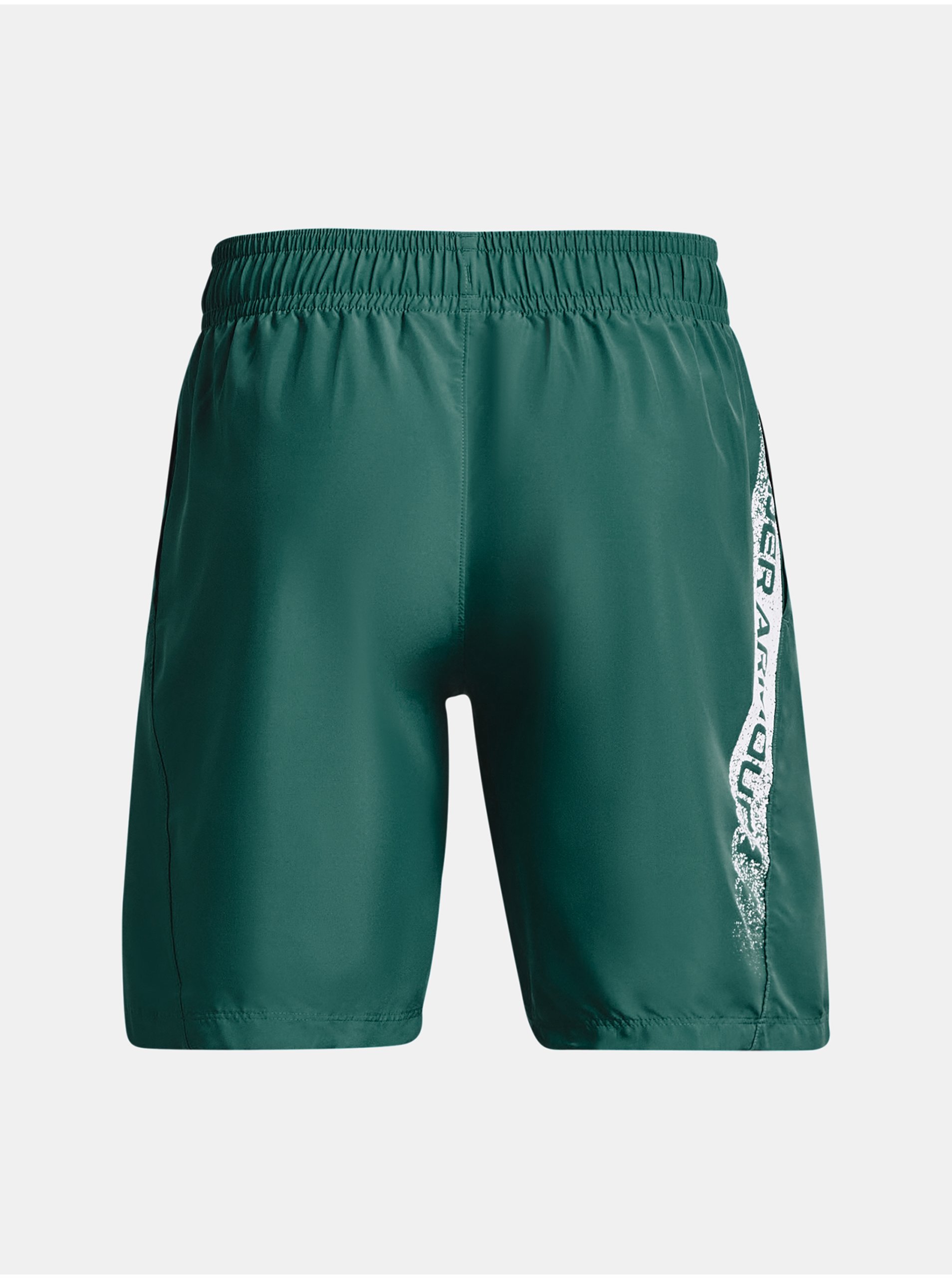 Zelené pánské sportovní kraťasy Under Armour UA Woven Graphic Shorts