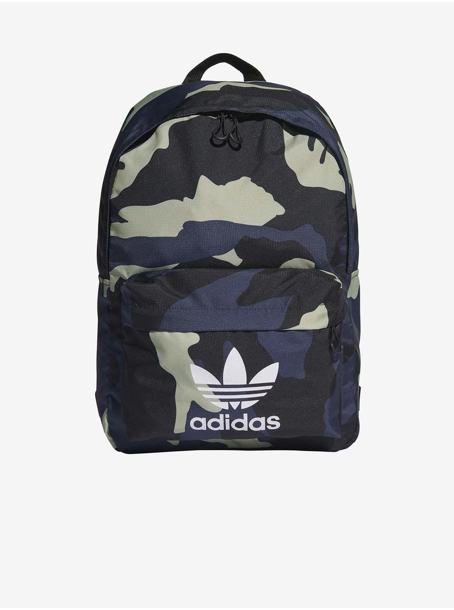 Zeleno-modrý vzorovaný batoh adidas Originals