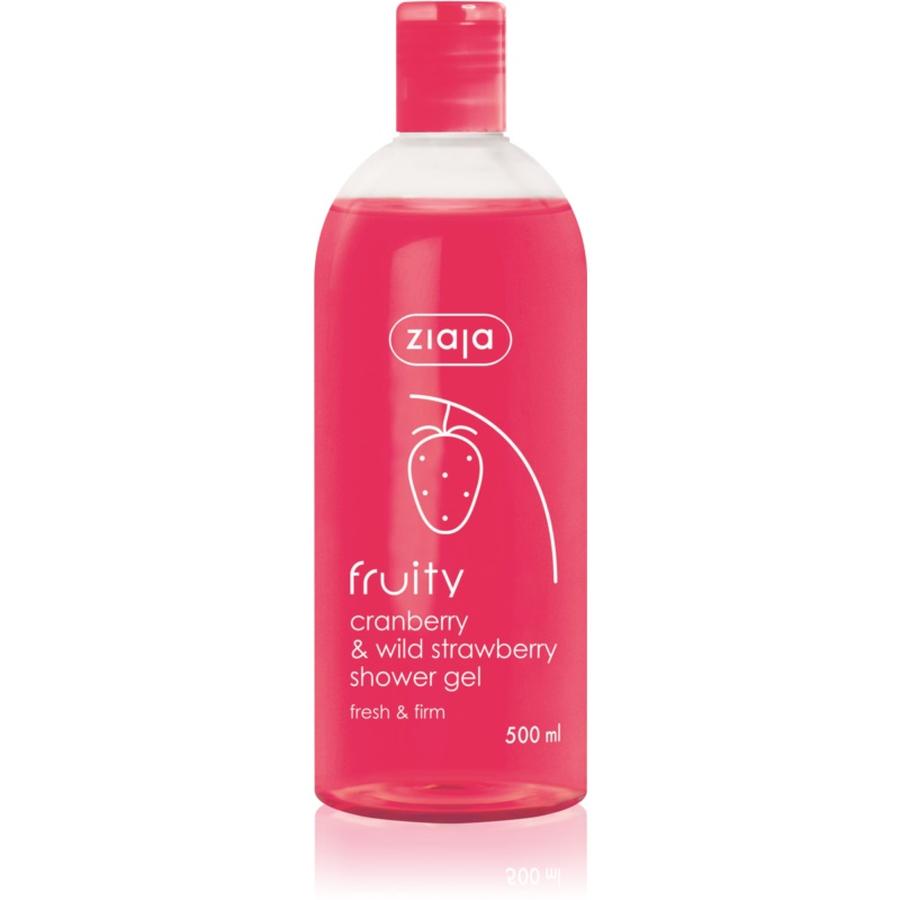 Ziaja Fruity Cranberry & Wild Strawberry hydratační sprchový gel 500 ml