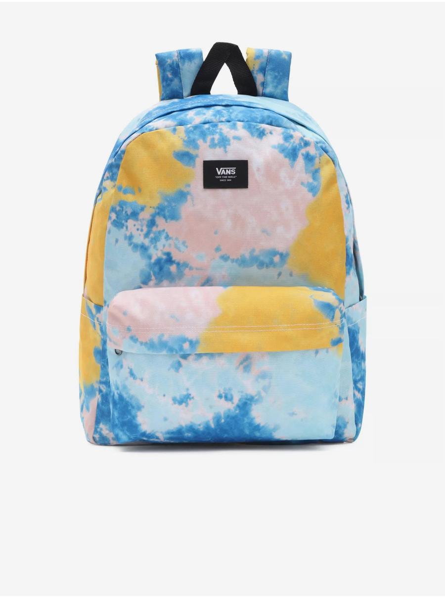 Žluto-modrý pánský vzorovaný batoh VANS MN OLD SKOOL H2O BACKPACK