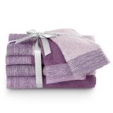 Bavlněný froté ručník ARICA 50x90 cm, fialová, 460 g/m2 Mybesthome