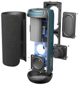 Bezdrátový reproduktor CellularLine Twister, 360° zvuk 20 W, AQL® černý