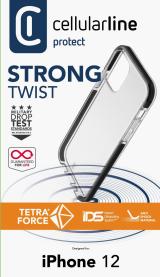 Cellularline Tetra Force Shock-Twist pouzdro Apple iPhone 12 mini transparent