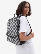 Černo-bílý pánský síťovaný batoh VANS MN OLD SKOOL H2O BACKPACK