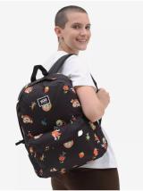 Černý pánský vzorovaný batoh VANS WM OLD SKOOL H20 BACKPACK WMN