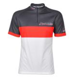 Cyklistický dres inSPORTline Pro Team  černo-červeno-bílá  L