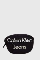 Dětská ledvinka Calvin Klein Jeans černá barva