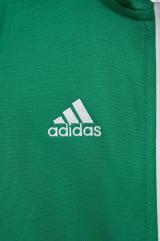 Dětská mikina adidas Performance ENT22 TK zelená barva, hladká