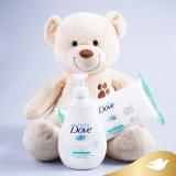 Dove Baby Sensitive Moisture vlhčené čisticí ubrousky bez alkoholu 50 ks