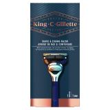 Gillette King Pánský holicí strojek 1 ks + náhradní hlavice