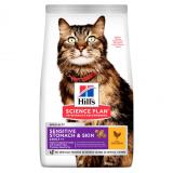 Hill´s Science Plan Feline Adult Sensitive Stomach & Skin Chicken 7kg