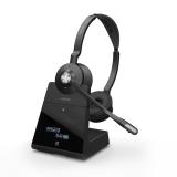 Jabra Engage 75/Stereo/DECT/Bezdrát/MS/Stand/Černá