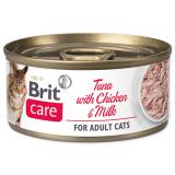Konzerva Brit Care Cat Tuna with Chicken and Milk 70g
