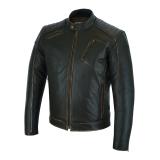 Kožená moto bunda W-TEC Embracer  Vintage Dark Brown  L