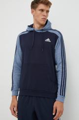 Mikina adidas pánská, tmavomodrá barva, hladká