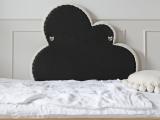 MINKO Čalouněné čelo k posteli CLOUD ve tvaru mraku Zvolte barvu: Krémová, Strana: Vpravo