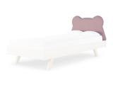 MINKO Čalouněné čelo k posteli TEDDY ve tvaru medvídka Zvolte barvu: Růžová