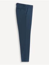 Modré pánské oblekové kalhoty Celio Doarmure