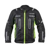 Moto bunda W-TEC Gelnair  černo-zelená  5XL