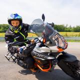 Moto bunda W-TEC Gelnair  černo-zelená  XL