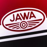 Moto přilba Cassida Oxygen Jawa OHC 2023 červená matná/černá/bílá