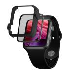 Ochranné tvrzené sklo FIXED 3D Full-Cover s aplikátorem pro Apple Watch 42mm, černá