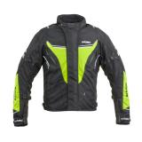 Pánská moto bunda W-TEC Brandon  černá-fluo žlutá  L