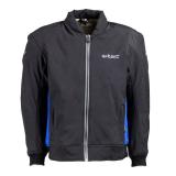 Pánská softshell moto bunda W-TEC Langon  černo-modrá  S