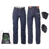Pánské moto jeansy W-TEC Resoluto  modrá  4XL