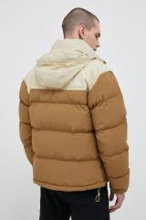 Péřová sportovní bunda The North Face 92 Low-Fi Hi-Tek Nuptse hnědá barva