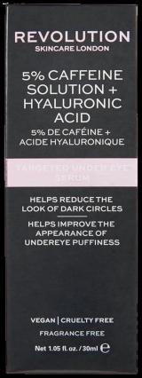 Revolution Skincare Targeted Under Eye Serum - 5% Caffeine Solution + Hyaluronic Acid Serum oční sérum 30 ml